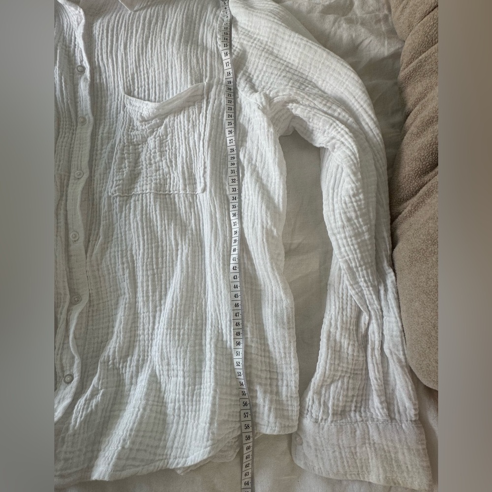 Zsupply, Perfect Airy Gauze Button Up, L - Picture 6 of 8